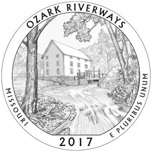 2017 ATB Quarter Silber Ozark National Scenic Riverways 5 oz