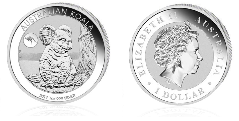 Koala Privymark Känguru 1oz Silber 2017 — limitierte Auflage