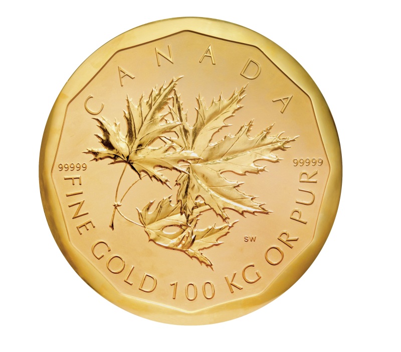 goldmuenze maple leaf 100 kg