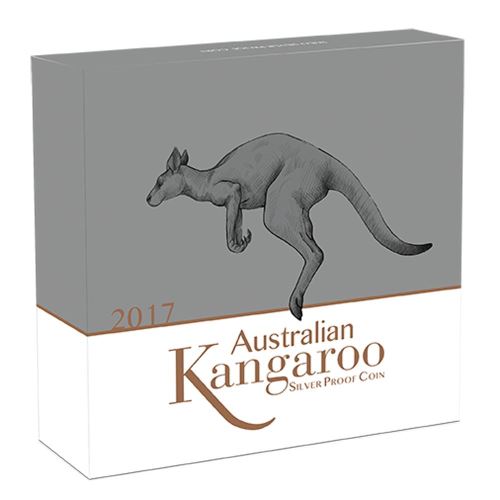 Box Silber Känguru 1 Kilogramm 2017 Perth Mint