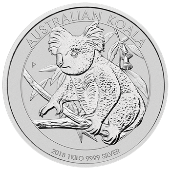 kilo koala silber 2018 perth mint