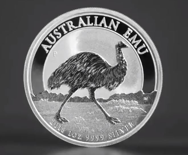 Perth Mint bringt 1 oz EMU Silbermünze 2018 heraus – Auflage 30.000