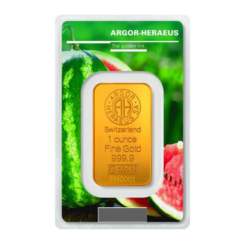 Goldbarren 1oz Unze Sommer Following Nature 2018 Melone