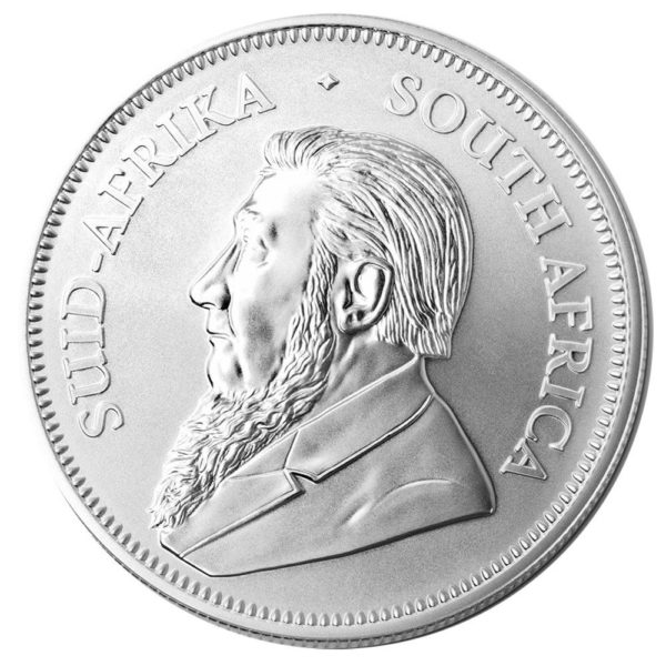 Krügerrand Silber mit Paul Krüger