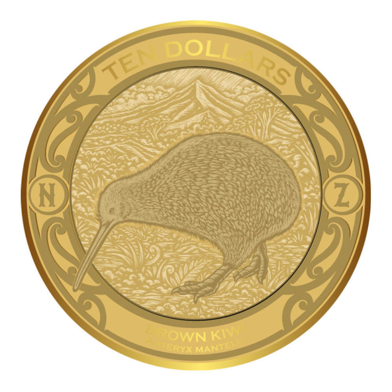 kiwi gold 2019 münze 1/4 oz 