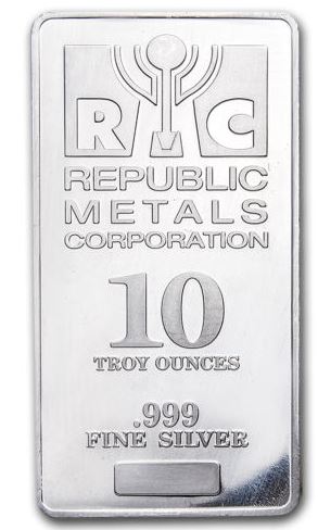 Silberbarren-republik-metals-corporation