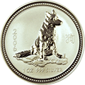 Lunar Hund Silbermünzen kaufen