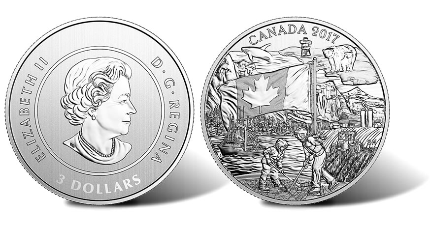 Spirit of Canada $3 Silbermünze 2017