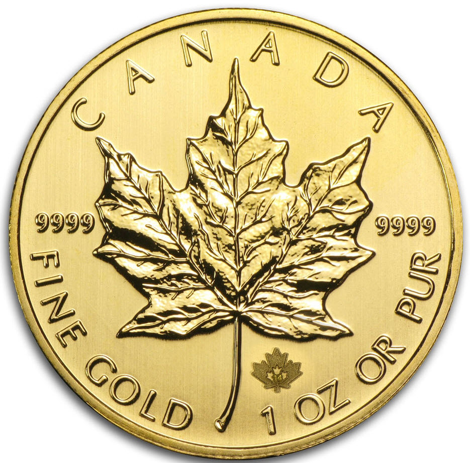 Maple Leaf Goldm nzen Der Royal Canadian Mint Wieder Stark Gefragt 1-oz-gold-canadian-maple-leaf-coin-year-1983