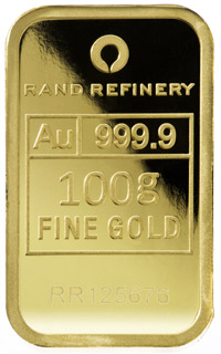 Rand Refinery Goldbarren